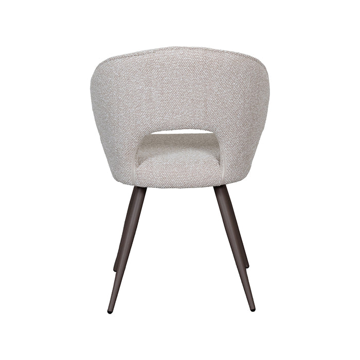 Eetkamerstoel Sakura Bouclé Beige-Eetkamerstoelen-LABEL51