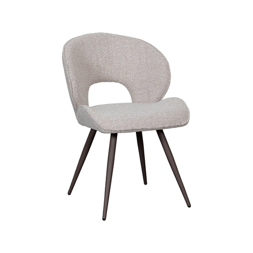 Eetkamerstoel Sakura Bouclé Beige-Eetkamerstoelen-LABEL51