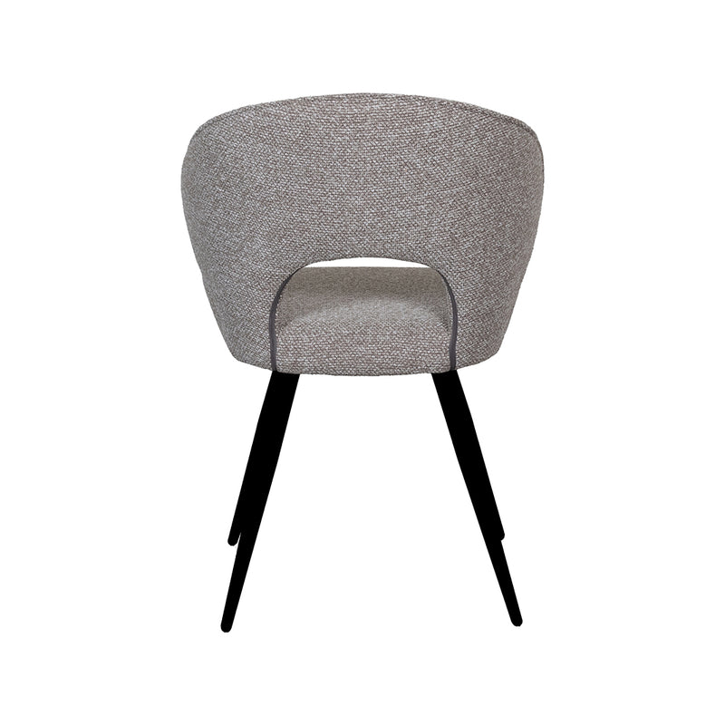 Eetkamerstoel Sakura Bouclé Mushroom 57x62x88 cm-Eetkamerstoelen-LABEL51