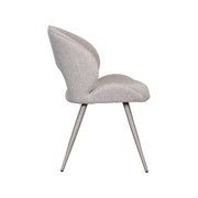 Eetkamerstoel Sakura Bouclé Naturel 57x62x84 cm 180154333-Eetkamerstoelen-LABEL51