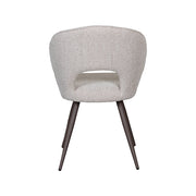 Eetkamerstoel Sakura Bouclé Naturel 57x62x88 cm-Eetkamerstoelen-LABEL51
