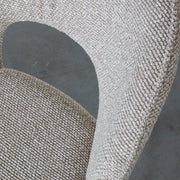 Eetkamerstoel Sakura Bouclé Naturel 57x62x88 cm-Eetkamerstoelen-LABEL51