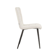 Eetkamerstoel Sam Champagne Boucle 44x57x86 cm-Eetkamerstoelen-LABEL51