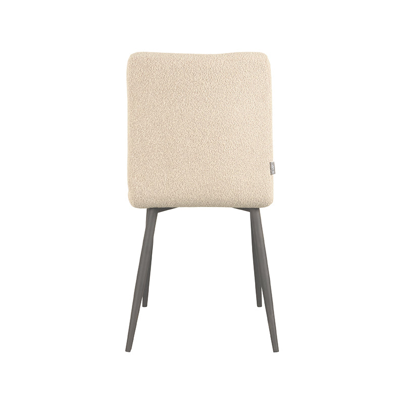 Eetkamerstoel Sam Naturel Boucle 44x57x86 cm-Eetkamerstoelen-LABEL51