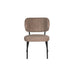 Eetkamerstoel Sanne Bruinie Polyester Bruin 64x56 cm-Eetkamerstoelen-Creating Home