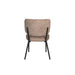 Eetkamerstoel Sanne Bruinie Polyester Bruin 64x56 cm-Eetkamerstoelen-Creating Home