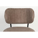 Eetkamerstoel Sanne Bruinie Polyester Bruin 64x56 cm-Eetkamerstoelen-Creating Home