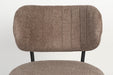 Eetkamerstoel Sanne Bruinie Polyester Bruin 64x56 cm-Eetkamerstoelen-Creating Home