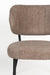 Eetkamerstoel Sanne Bruinie Polyester Bruin 64x56 cm-Eetkamerstoelen-Creating Home