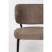 Eetkamerstoel Sanne Bruinie Polyester Bruin 72x62 cm-Eetkamerstoelen-Creating Home