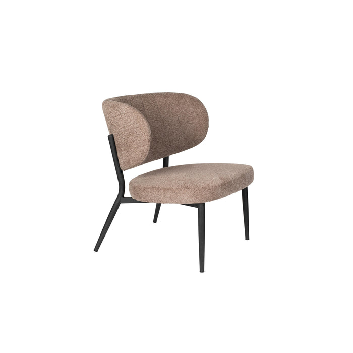 Eetkamerstoel Sanne Bruinie Polyester Bruin 72x62 cm-Eetkamerstoelen-Creating Home