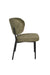 Eetkamerstoel Sanne Polyester Groen 64x56 cm-Eetkamerstoelen-Creating Home