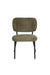 Eetkamerstoel Sanne Polyester Groen 64x56 cm-Eetkamerstoelen-Creating Home