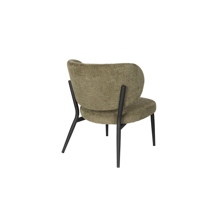 Eetkamerstoel Sanne Polyester Groen 72x62 cm-Eetkamerstoelen-Creating Home