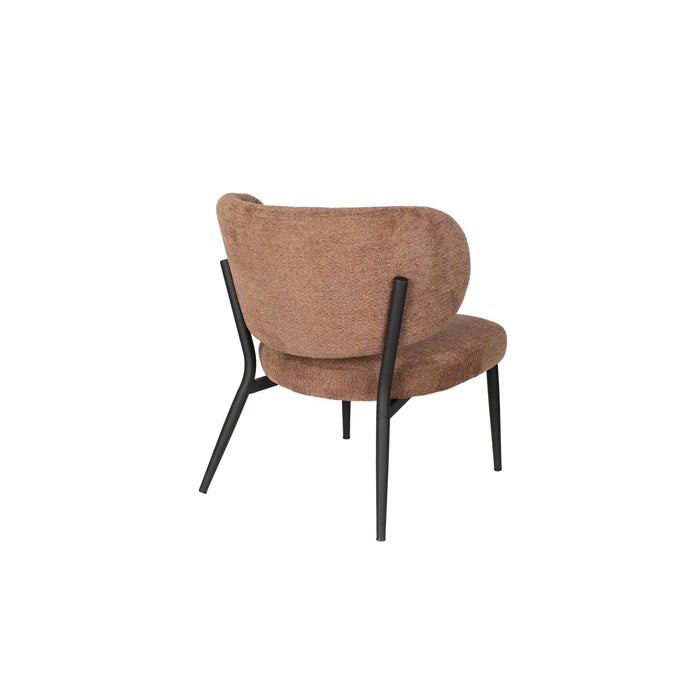 Eetkamerstoel Sanne Polyester Oranje 72x62 cm-Eetkamerstoelen-Creating Home