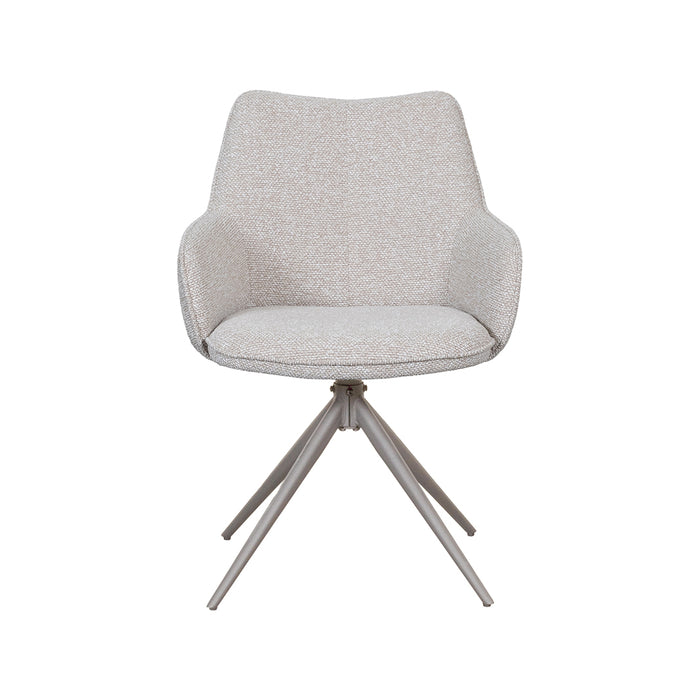 Eetkamerstoel Sawa Bouclé Beige-Eetkamerstoelen-LABEL51