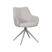 Eetkamerstoel Sawa Bouclé Naturel 58x83x60 cm-Eetkamerstoelen-LABEL51