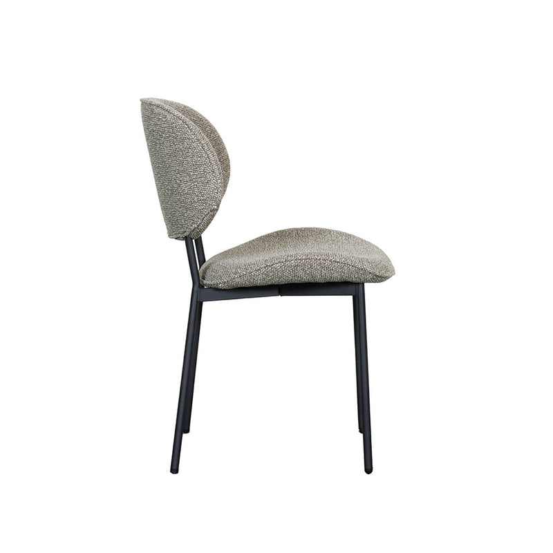Eetkamerstoel Senn Mushroom Royal Boucle 59x53x85 cm-Eetkamerstoelen-LABEL51