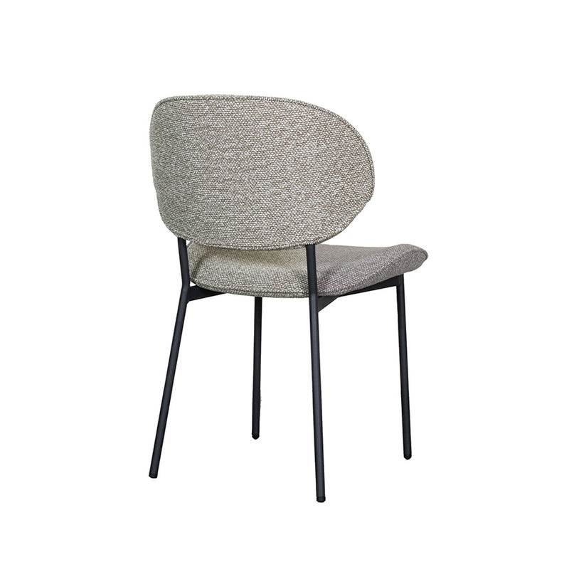 Eetkamerstoel Senn Mushroom Royal Boucle 59x53x85 cm-Eetkamerstoelen-LABEL51