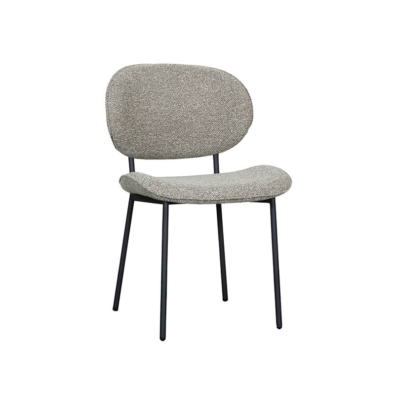Eetkamerstoel Senn Mushroom Royal Boucle 59x53x85 cm-Eetkamerstoelen-LABEL51