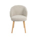 Eetkamerstoel Shiro - Naturel - Royal Boucle - Naturel Houten...-Eetkamerstoelen-LABEL51
