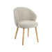 Eetkamerstoel Shiro - Naturel - Royal Boucle - Naturel Houten...-Eetkamerstoelen-LABEL51
