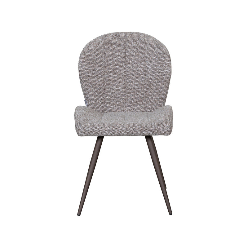 Eetkamerstoel Sil Bouclé Mushroom 51x62x88 cm 180154352-Eetkamerstoelen-LABEL51