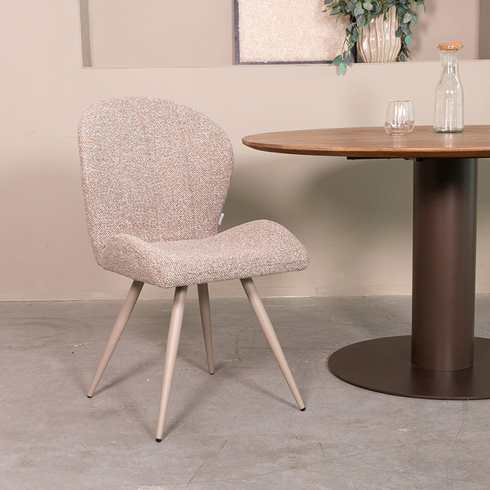 Eetkamerstoel Sil Bouclé Mushroom-Eetkamerstoelen-LABEL51