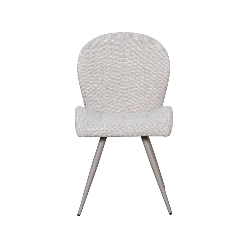 Eetkamerstoel Sil Bouclé Naturel 51x62x88 cm 180154342-Eetkamerstoelen-LABEL51