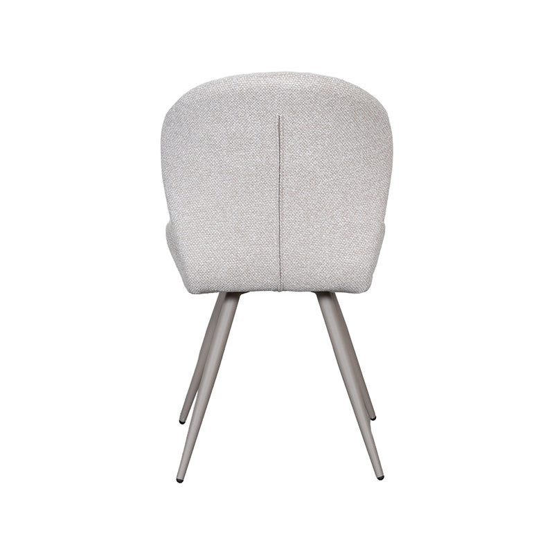 Eetkamerstoel Sil Bouclé Naturel 51x62x88 cm 180154342-Eetkamerstoelen-LABEL51
