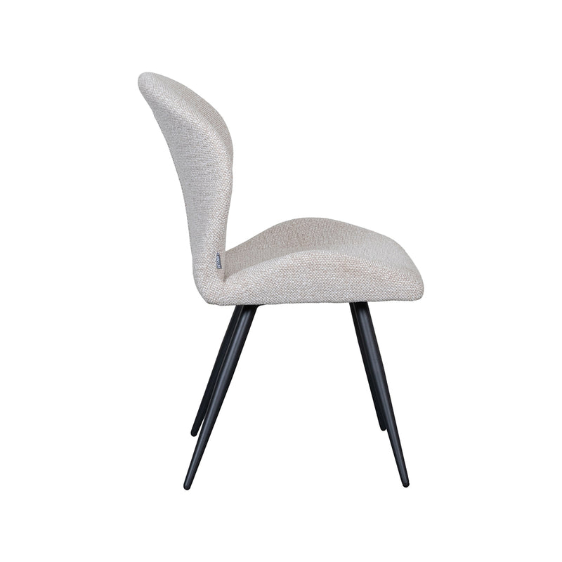 Eetkamerstoel Sil Bouclé Naturel 51x62x88 cm 180154354-Eetkamerstoelen-LABEL51