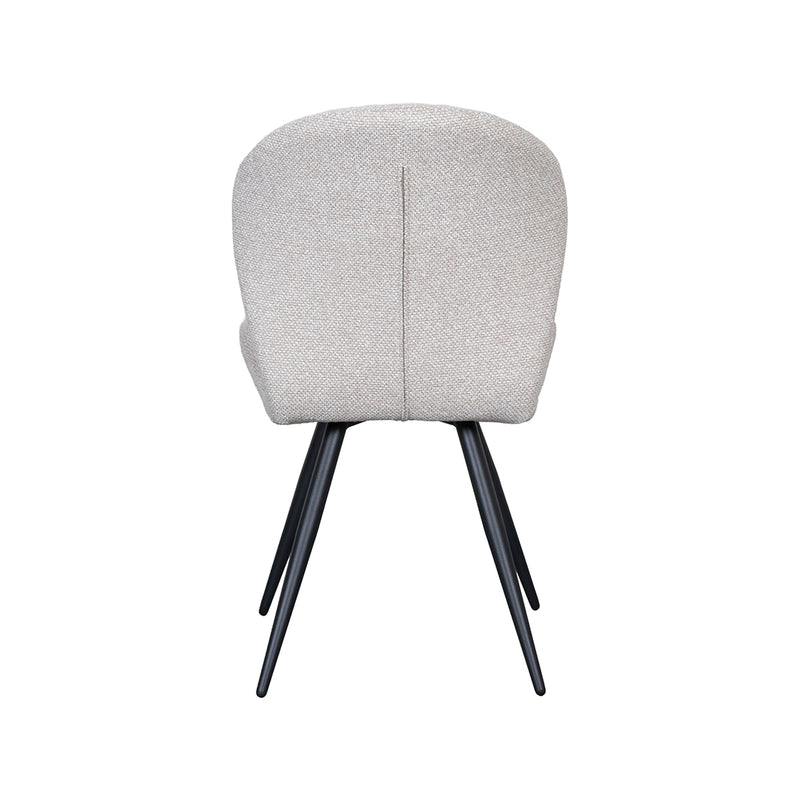 Eetkamerstoel Sil Bouclé Naturel 51x62x88 cm 180154354-Eetkamerstoelen-LABEL51
