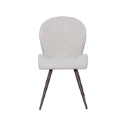 Eetkamerstoel Sil Bouclé Naturel 62x51x88 cm-Eetkamerstoelen-LABEL51