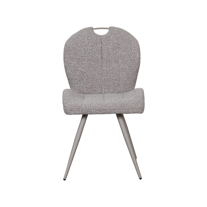 Eetkamerstoel Silly Bouclé Mushroom 51x62x88 cm-Eetkamerstoelen-LABEL51