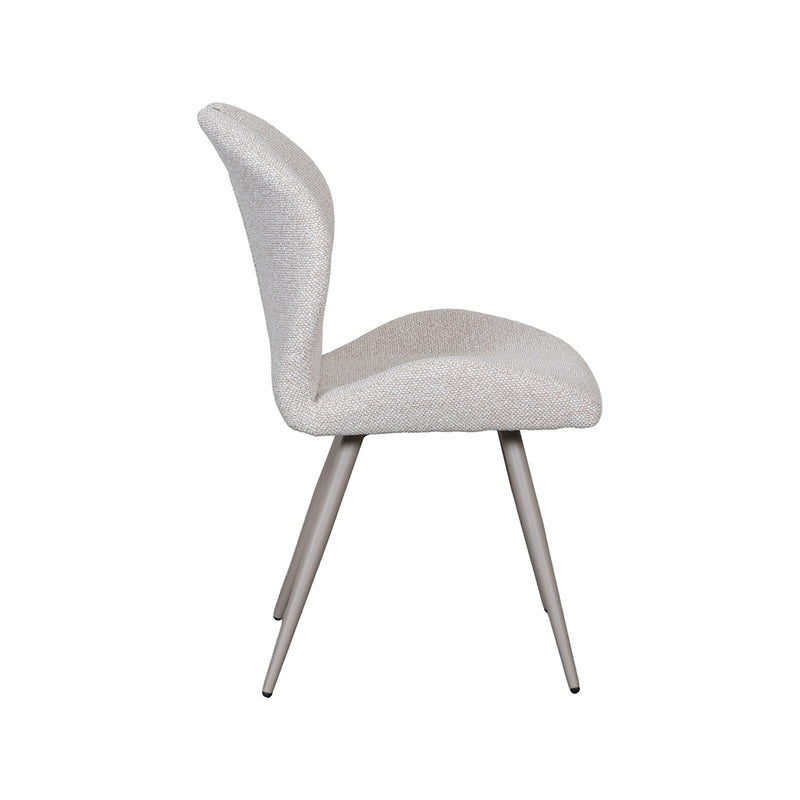 Eetkamerstoel Silly Bouclé Naturel 51x62x88 cm 180154339-Eetkamerstoelen-LABEL51