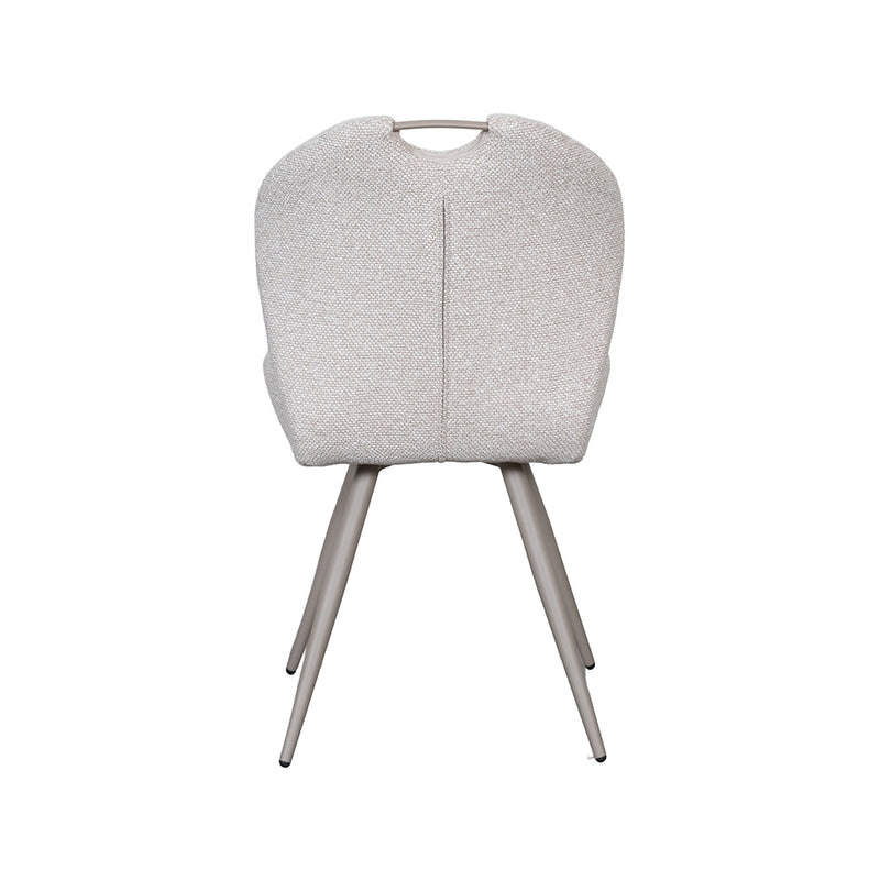 Eetkamerstoel Silly Bouclé Naturel 51x62x88 cm 180154339-Eetkamerstoelen-LABEL51