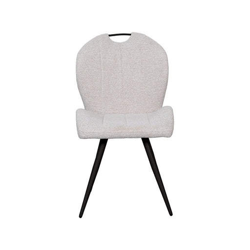 Eetkamerstoel Silly Bouclé Naturel 51x62x88 cm 180154351-Eetkamerstoelen-LABEL51
