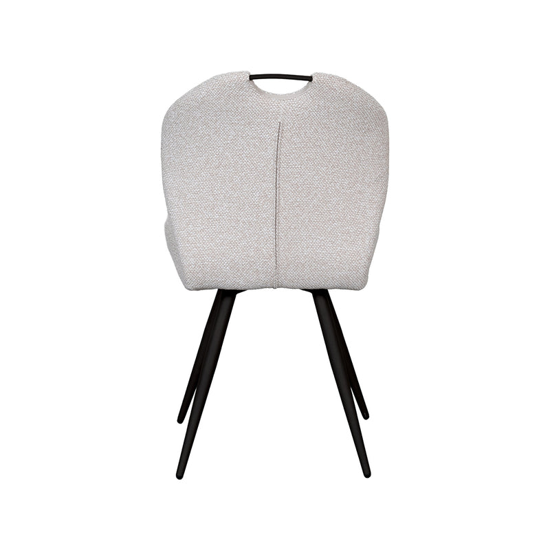 Eetkamerstoel Silly Bouclé Naturel 51x62x88 cm 180154351-Eetkamerstoelen-LABEL51