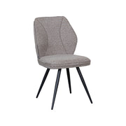 Eetkamerstoel Silvain Bouclé Mushroom 51x64x89 cm-Eetkamerstoelen-LABEL51