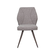 Eetkamerstoel Silvain Bouclé Mushroom met bronze poten-Eetkamerstoelen-LABEL51