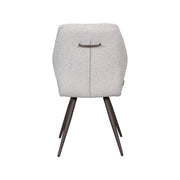 Eetkamerstoel Silvain Bouclé Naturel met bronze poten 51x64x89 cm-Eetkamerstoelen-LABEL51