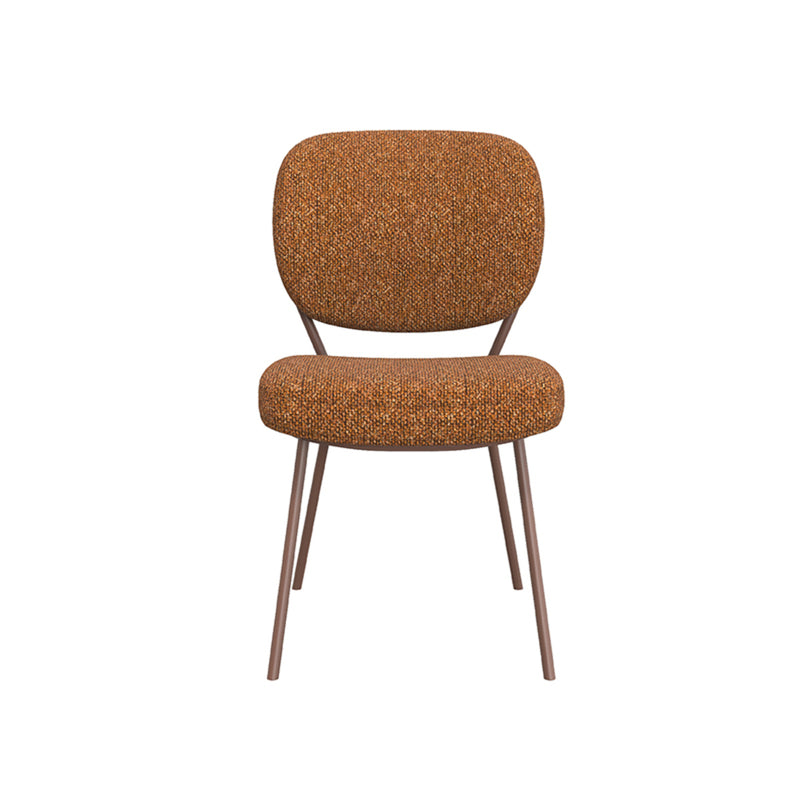 Eetkamerstoel Singapore Coral Royal Boucle Coral 49x63x90 cm-Eetkamerstoelen-LABEL51