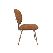 Eetkamerstoel Singapore Coral Royal Boucle Coral 49x63x90 cm-Eetkamerstoelen-LABEL51