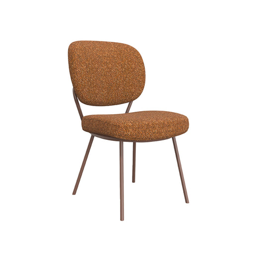 Eetkamerstoel Singapore Coral Royal Boucle Coral 49x63x90 cm-Eetkamerstoelen-LABEL51