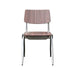 Eetkamerstoel Solid - Donkerbruin - Hout - Old Gun Metalen Frame-Eetkamerstoelen-LABEL51