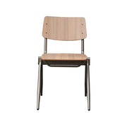 Eetkamerstoel Solid Walnoot Hout Goud Metalen Frame 49x55x81 cm-Eetkamerstoelen-LABEL51