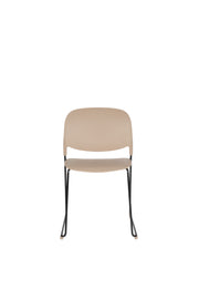 Eetkamerstoel Stacks Liver Polypropyleen Bruin 52.5x48.5 cm-Eetkamerstoelen-Creating Home