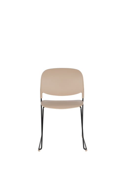 Eetkamerstoel Stacks Liver Polypropyleen Bruin 52.5x48.5 cm-Fauteuils-Creating Home