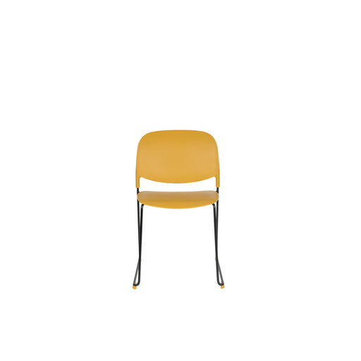 Eetkamerstoel Stacks Ochre Polypropyleen Geel 52.5x48.5 cm-Eetkamerstoelen-Creating Home