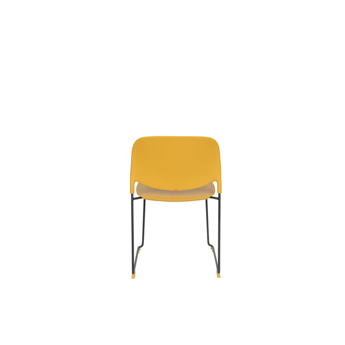 Eetkamerstoel Stacks Ochre Polypropyleen Geel 52.5x48.5 cm-Eetkamerstoelen-Creating Home